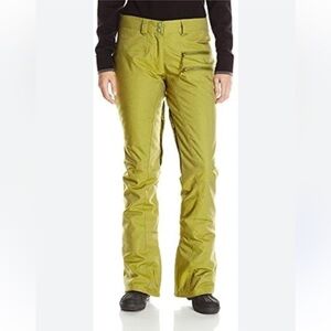 Anakie Womens Snowboard green pants. XL